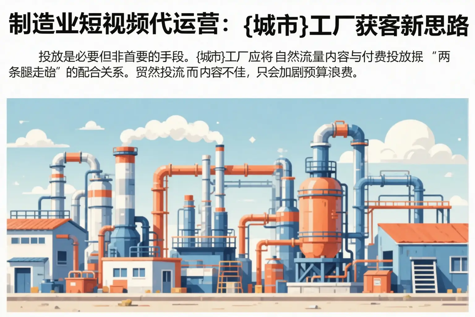 制造业短视频代运营：西和工厂获客新思路