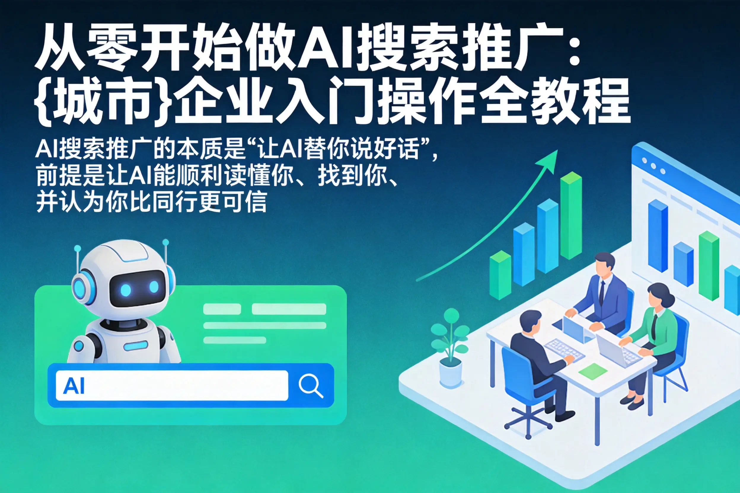 从零开始做AI搜索推广：西和企业入门操作全教程